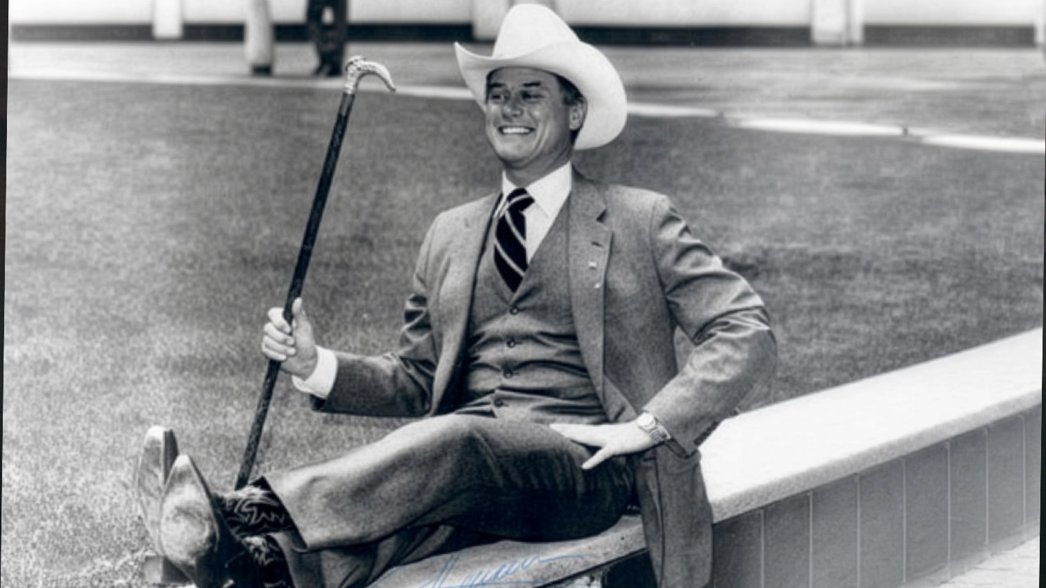 Larry Hagman as J.R. Ewing (add image)